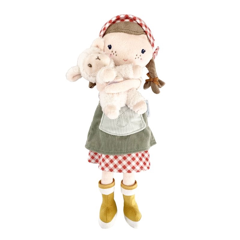 Little Dutch - Dukke Farmer Rosa med får, 35 cm