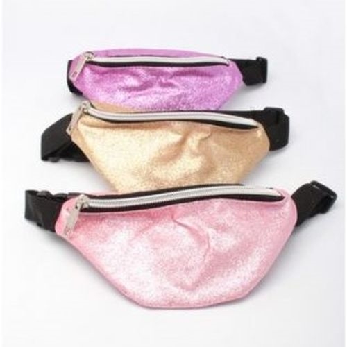 Molly & Rose Bæltetaske - Glitter, Guld