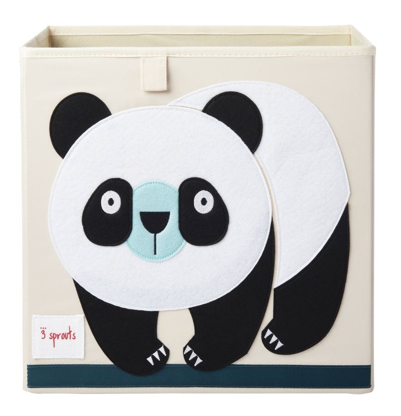 3 Sprouts Opbevaringskasse - Panda