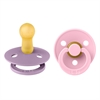 BIBS Colour - Rund sut 2-pak, str. 2 - Lavender/Baby Pink