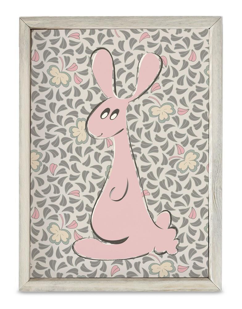 byannika-rabbit-pink-i-ramme-lille-per-seng