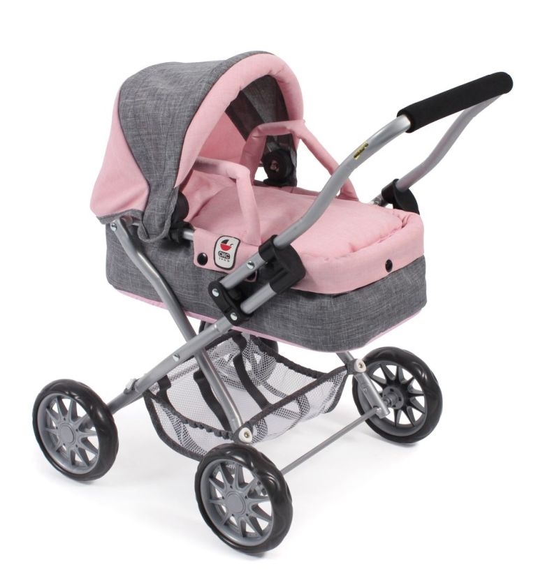 Bayer Chic 2000 - Dukkevogn Smarty - Grå/Rosa 