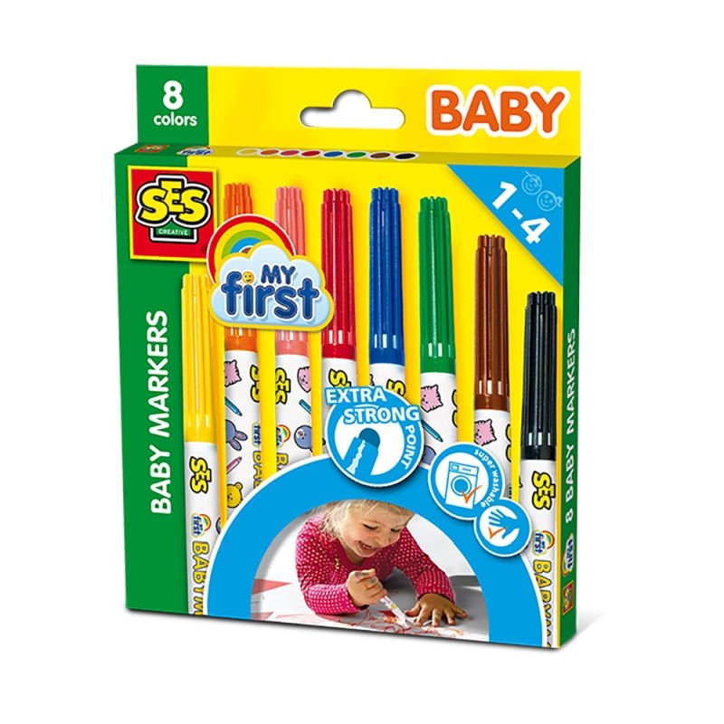 SES Creative - Babyfarver - 8 farver