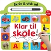 Skriv og visk ud - Klar til skole papbog med medfølgende pen og farverige illustrationer.