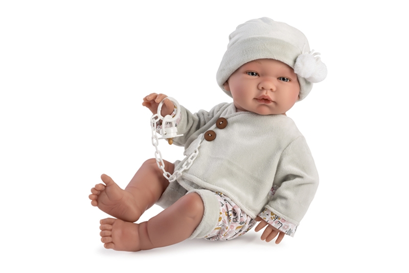 ASI - Pablo - Babydreng med blød jakke, hue og bukser, 43 cm