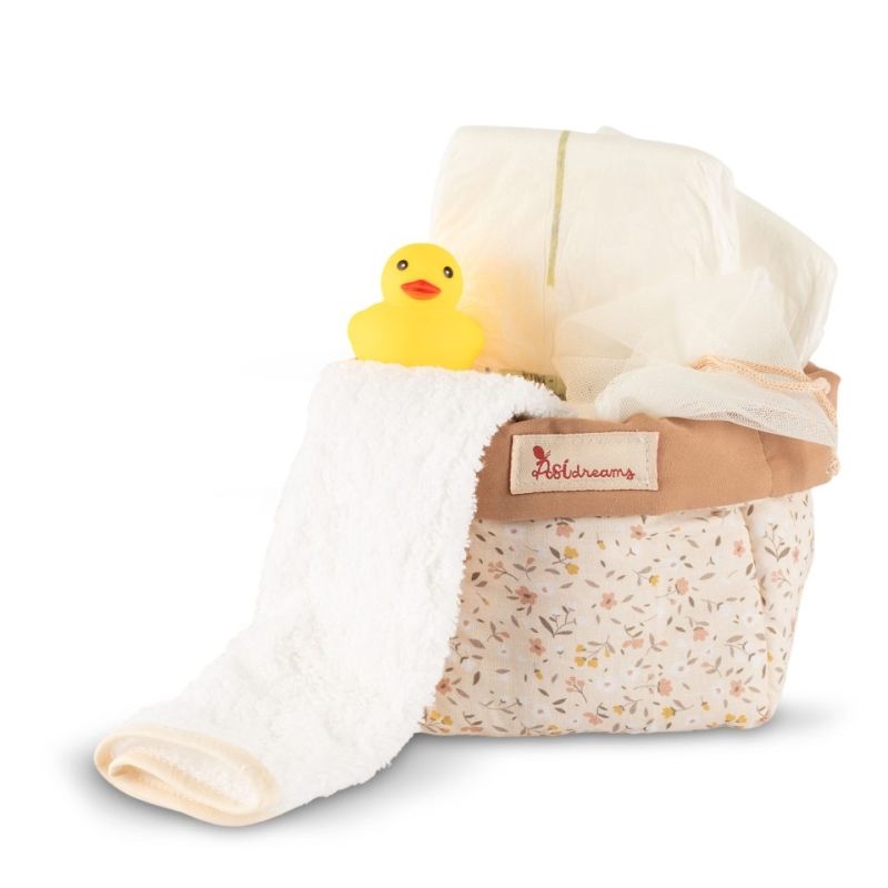 ASI - Puslekurv til dukke - med indhold