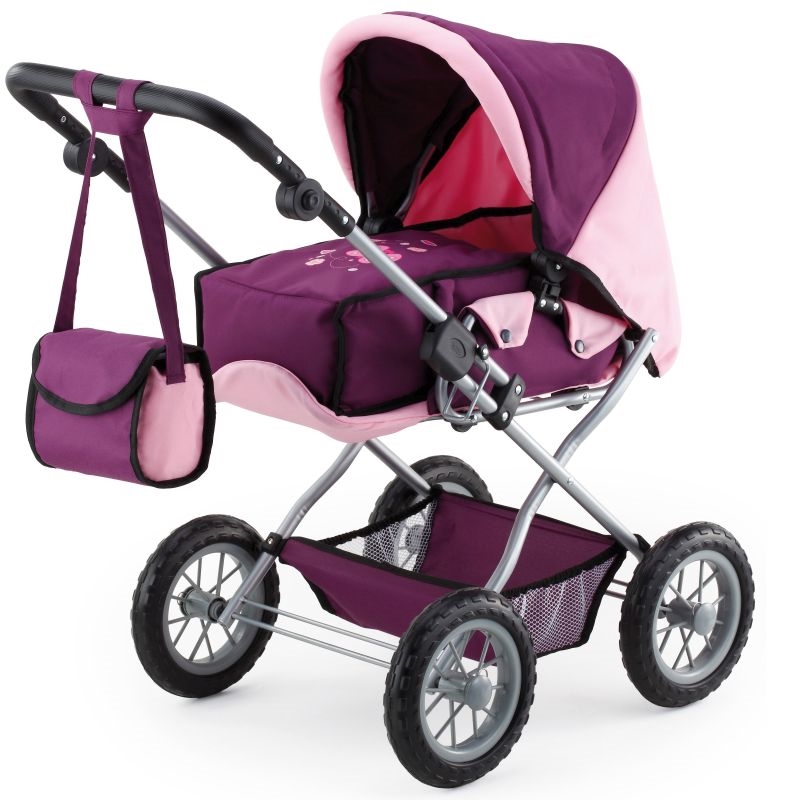 Bayer Design - Dukkevogn Combi Grande, Lilla/Rosa