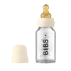 BIBS Sutteflaske 110 ml. - Complete Set Latex, Ivory