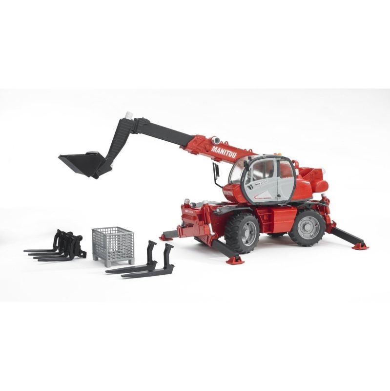 Bruder - Manitou MRT 2150 Teleskoplæsser med tilbehør 