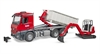 Bruder - Mercedes Benz Actros Lastbil med rool-off container og minigraver