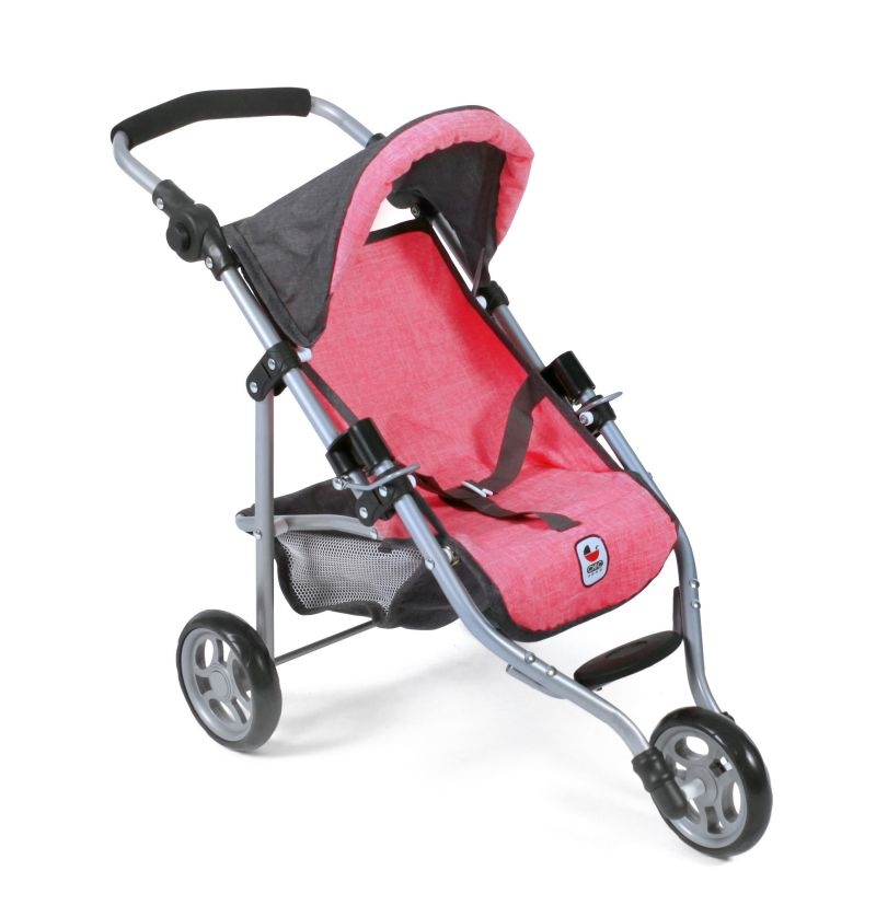 Chic 2000 Bayer - Lola Dukke Jogging-Buggy - Grå/Hindbær