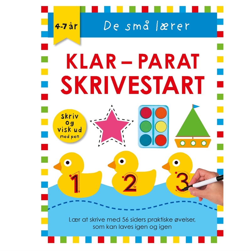 De små lærer - Skriv og visk ud - Klar-parat-skrivestart