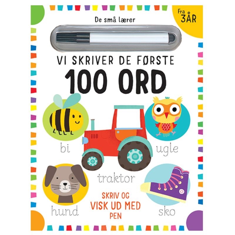 De små lærer - Skriv og visk ud - Vi skriver de første 100 ord