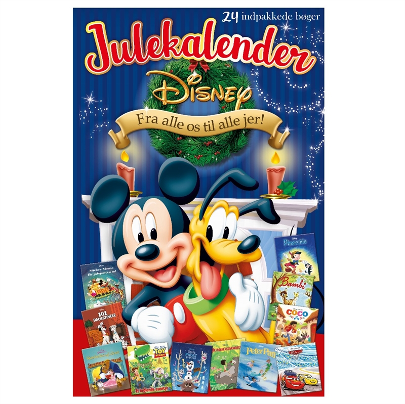 Disney - 24 julehistorier-Fra alle os til alle jer, julekalenderbog 