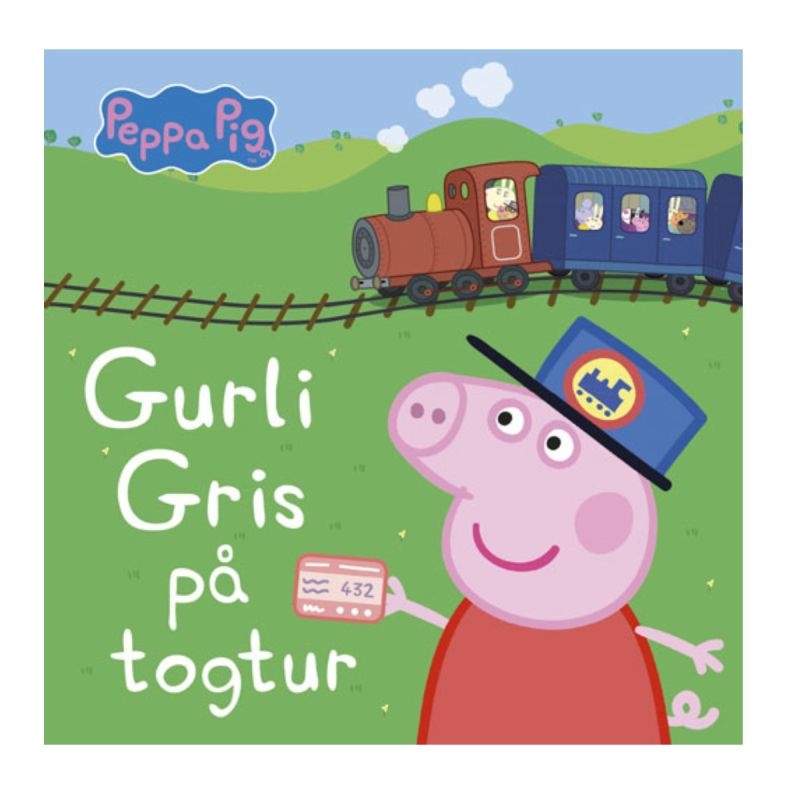 Peppa Gurli Gris - På togtur- Papbog 16 sider