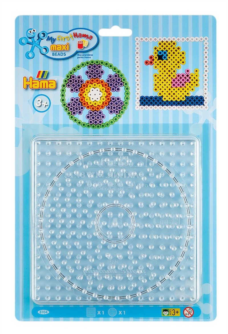 Hama Perleplader til Maxi perler - Firkantet og rund