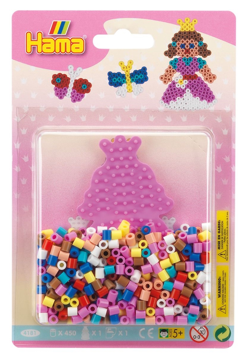 Hama Blisterpakning Midi perler, Lille Prinsesse