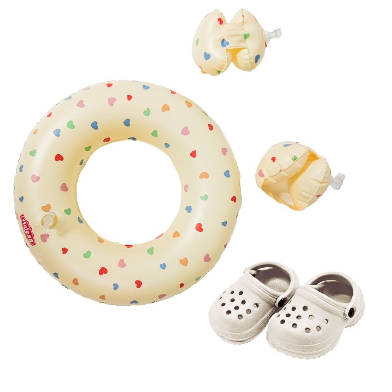 Heless - Svømmesæt til dukker 35-46 cm - Konfetti