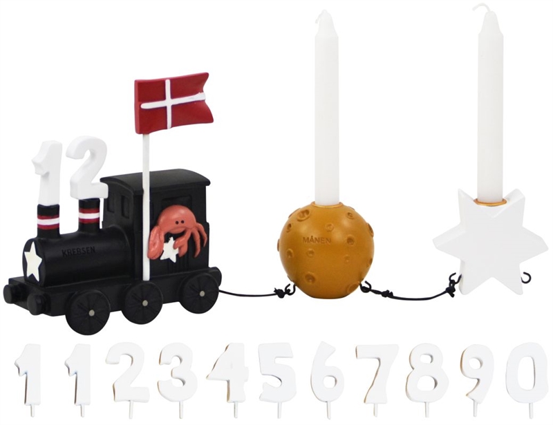 Kids by Friis - Fødselsdagstog med stjernetegn og planet- Krebsen