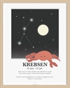 Kids by Friis - Plakat med stjernetegn, Krebsen