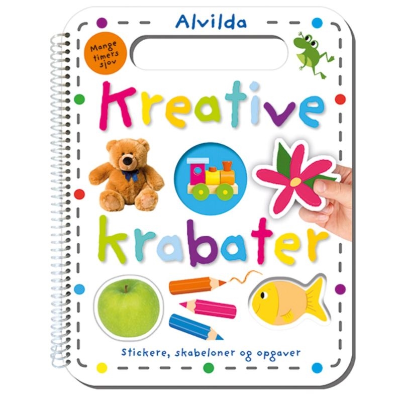 Aktivitetsbog med stickers - Kreative krabater