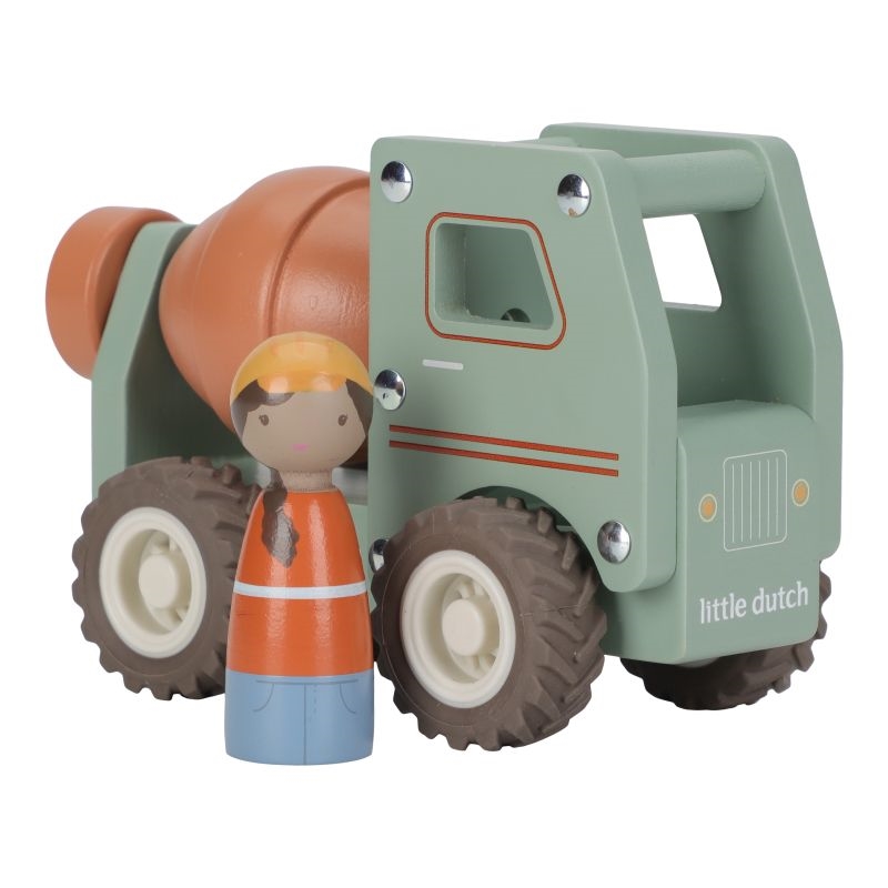 Little Dutch - Cement lastbil m/træfigur