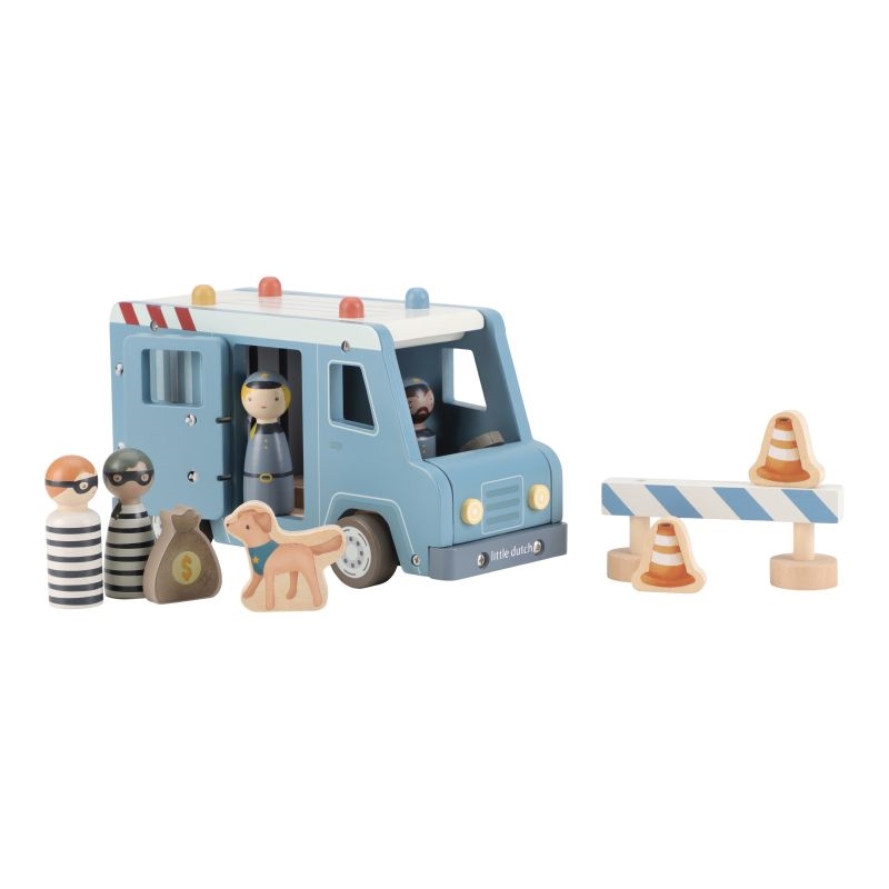 Little Dutch - Politibil m/træfigurer 