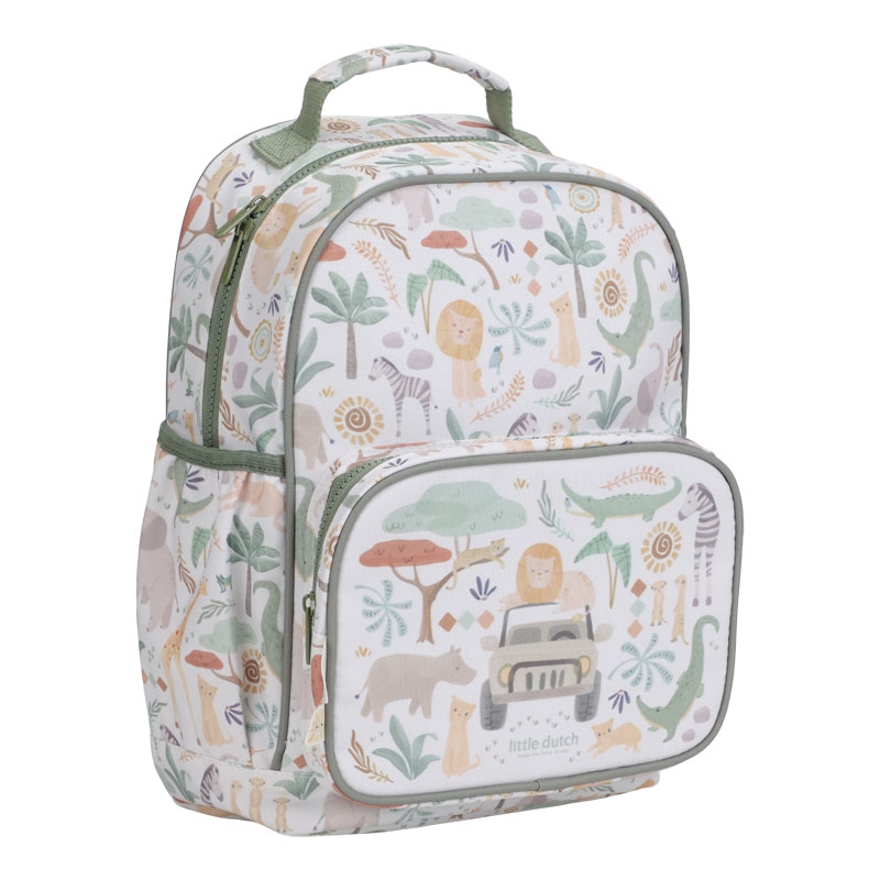 Little Dutch - Rygsæk Safari Friends, Stor 35 cm 