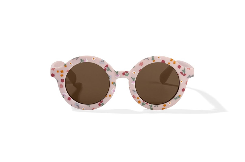 - Børnesolbriller Runde - Pink Flowers