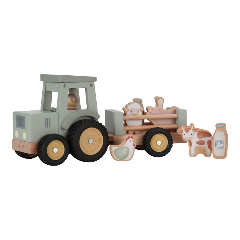 Little Dutch - Traktor med vogn - Little Farm