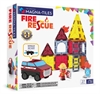 Magna-Tiles - Brand- og redningsstation - 27 dele