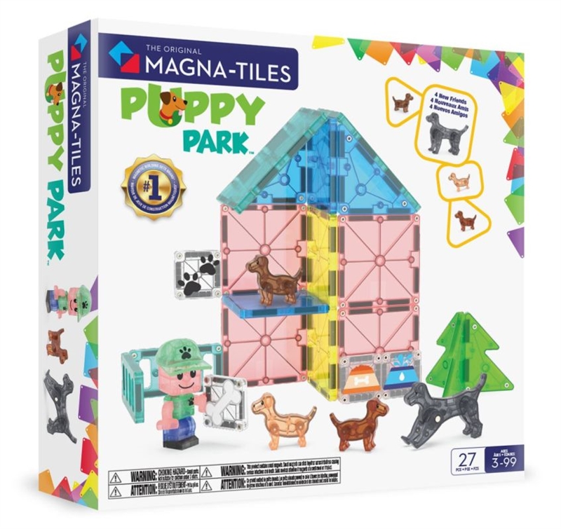 Magna-Tiles - Hundedagpleje - 27 dele 