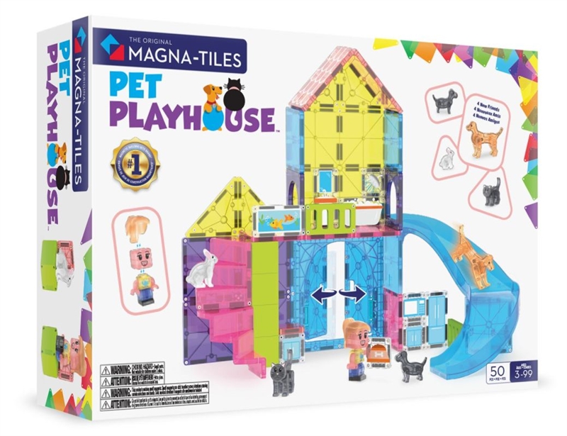 Magna-Tiles - Kæledyrslegeland - 50 dele