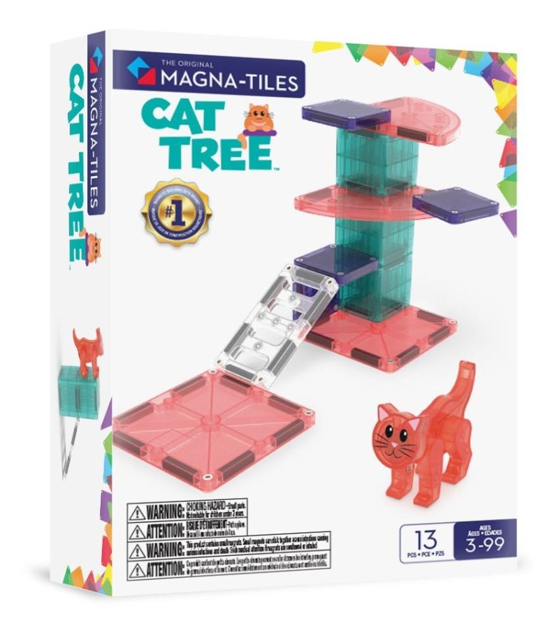Magna-Tiles - Kattetræ - 13 dele
