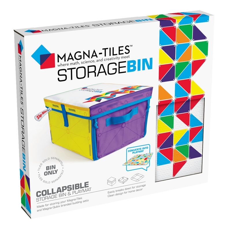 Magna-Tiles Opbevaringsboks og legemåtte 