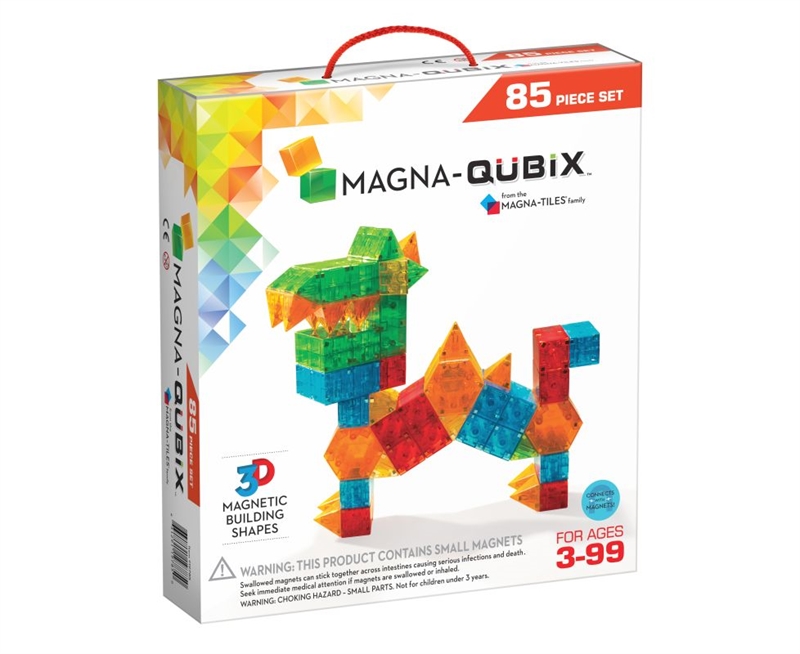 Magna-Tiles Byggemagneter Qubix - 85 dele