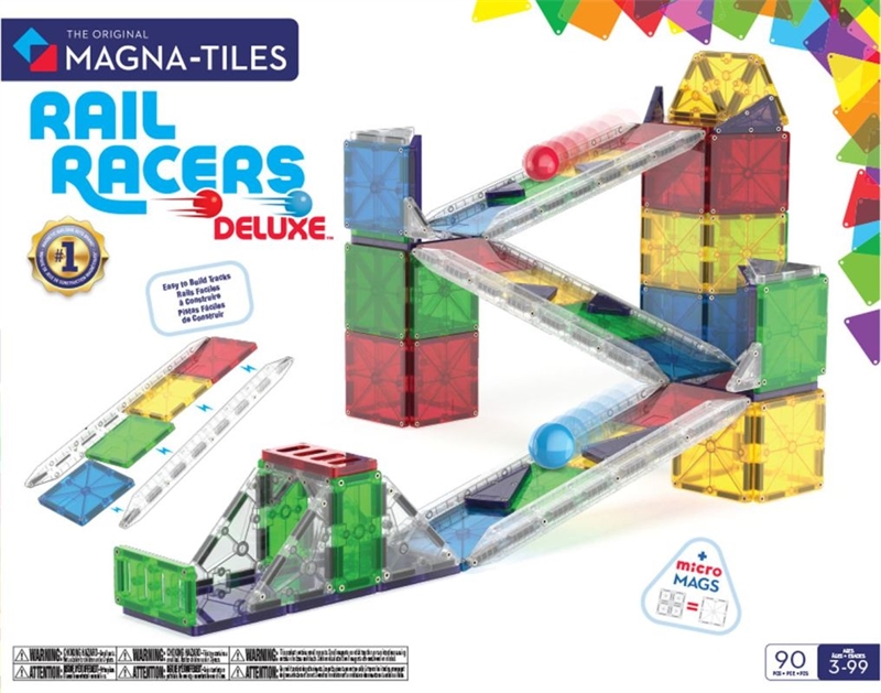 Magna-Tiles - Deluxe kuglebane - 90 dele 