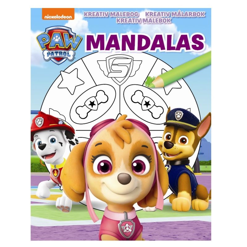 Malebog - Mandalas Paw Patrol 48 sider