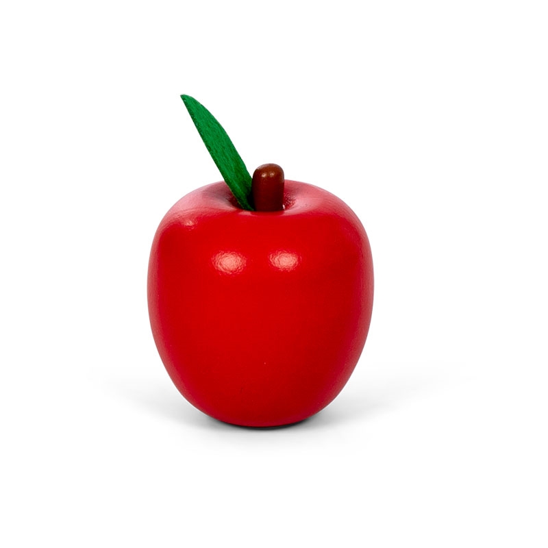 MaMaMeMo legemad i træ - Æble, rød