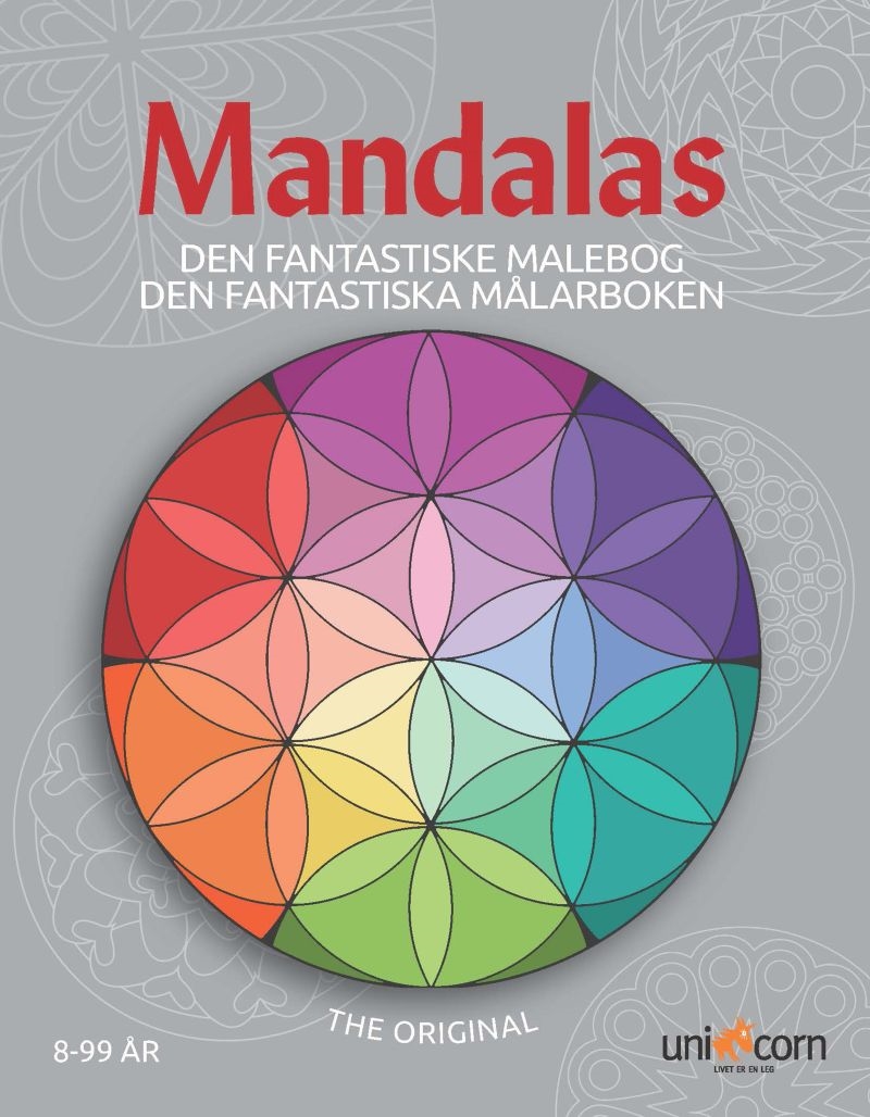Den fantastiske malebog med Mandalas - fra 8-99 år 