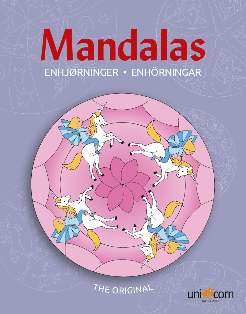 Mandalas med Enhjørninger- Malebog 