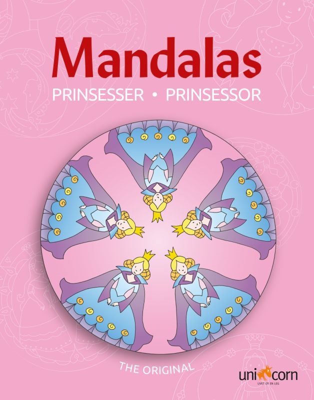 Mandalas med Prinsesser - Malebog 