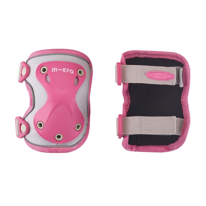 Micro - Knæ- og Albuebeskyttere - Reflective Pink M