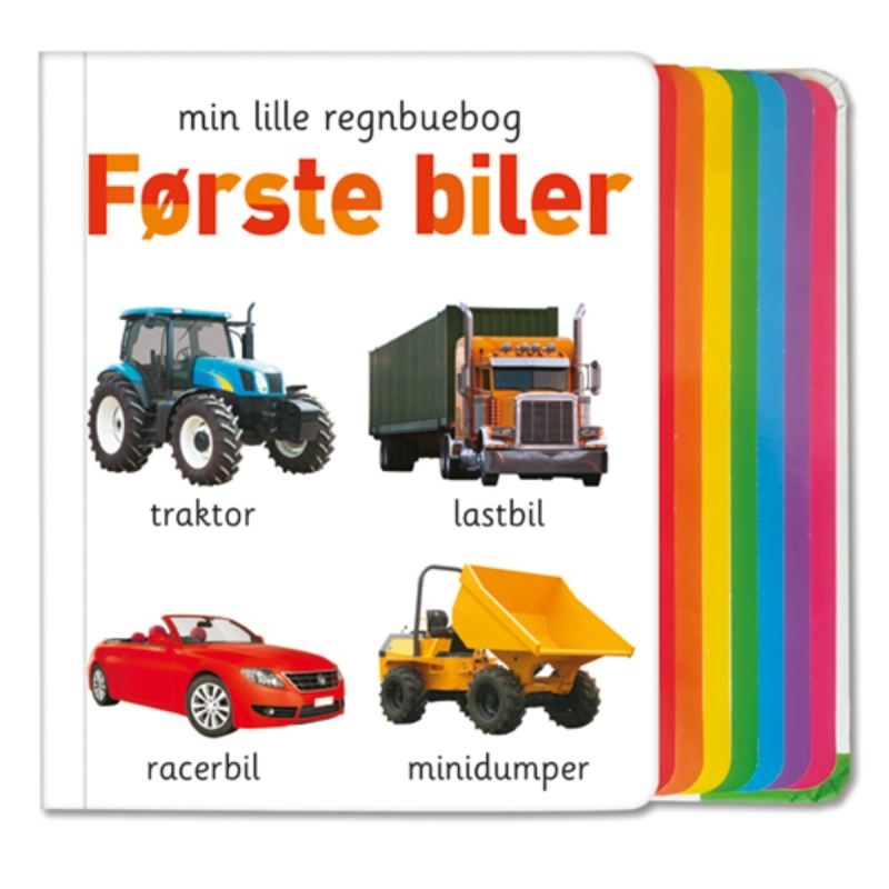 Min lille regnbuebog - Første biler