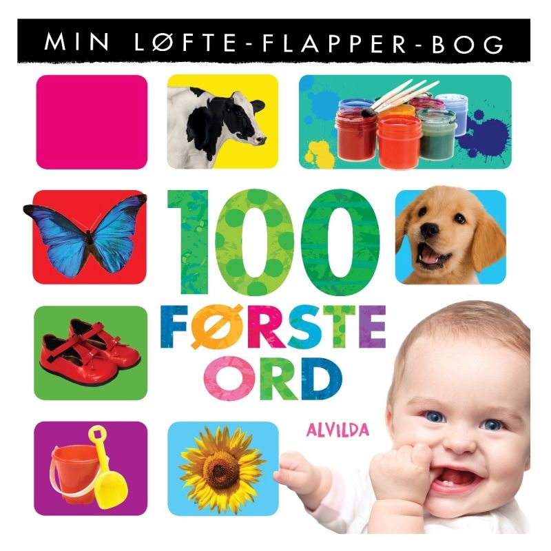 Min løfte-flapper-bog - 100 første ord