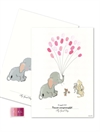 Mouse & Pen - Baby Fingerprint - Elephant Balloon - Pink 