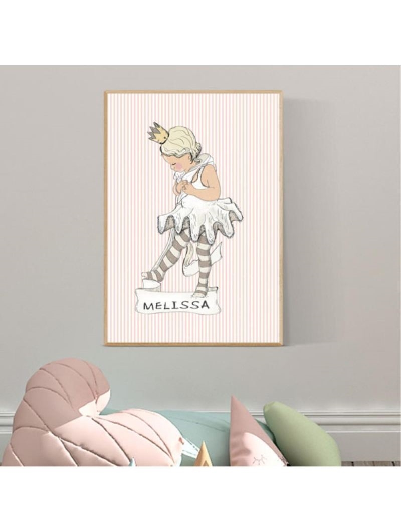 Mouse & Pen Plakat A4  - Little Ballet Girl