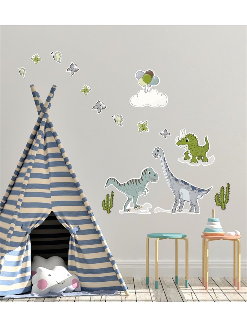 Mouse & Pen Wallstickers - Dinosauers
