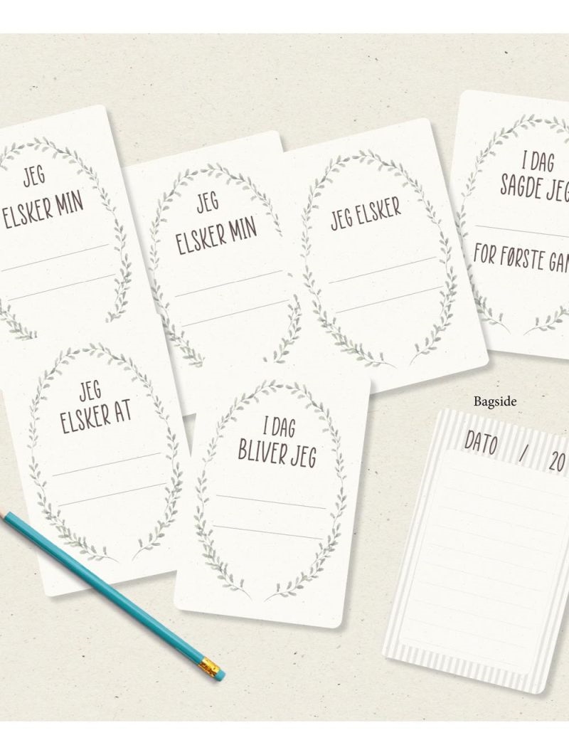 Mouse & Pen - Milestone Cards, Ekstra kort