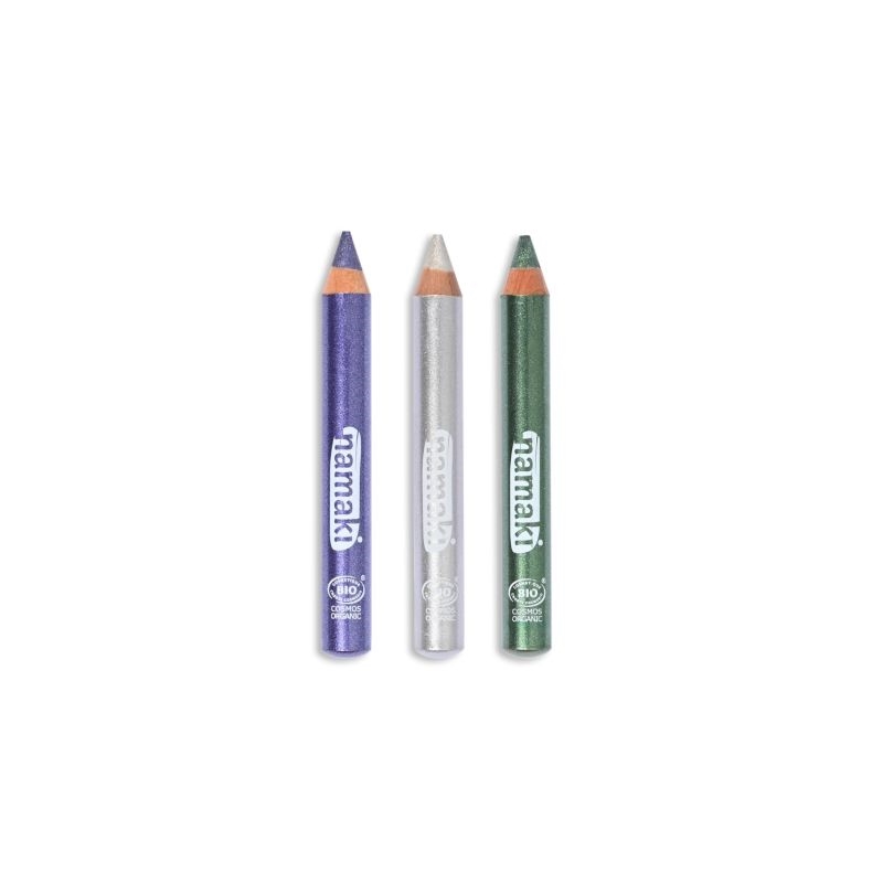 Namaki - Glitter ansigts-farveblyanter - 3 stk, Moonlight